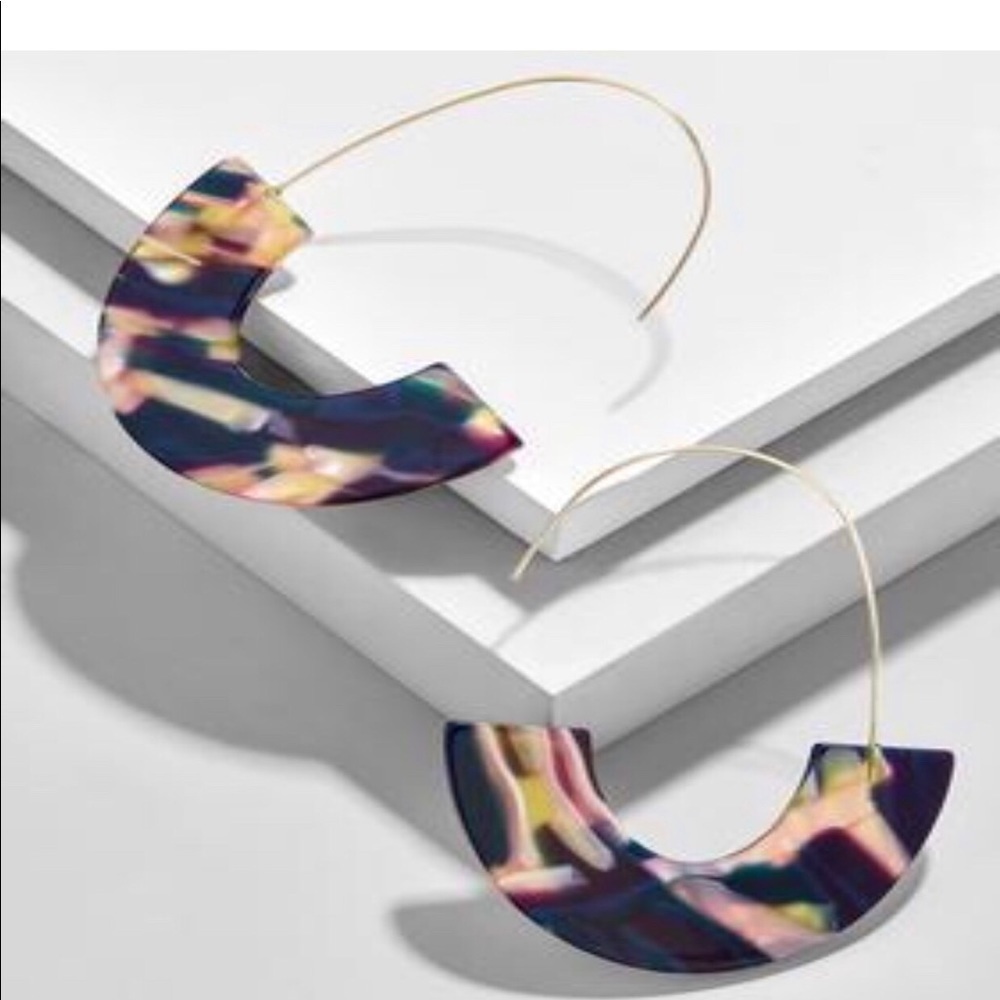 Acrylic Tortoise shell resin earring’s